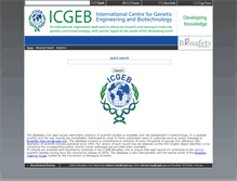 Tablet Screenshot of bibliosafety.icgeb.org