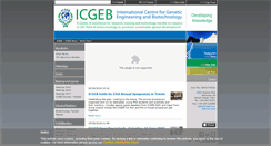Desktop Screenshot of icgeb.org